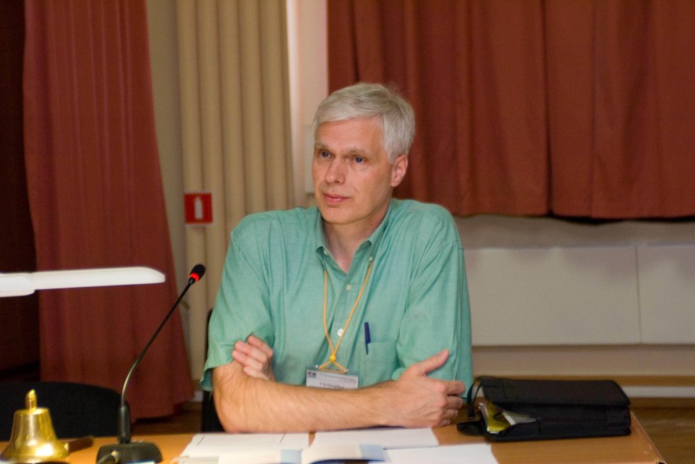 Vice-chairman of the International Program Committee, Prof. Ch.Jekeli (USA)