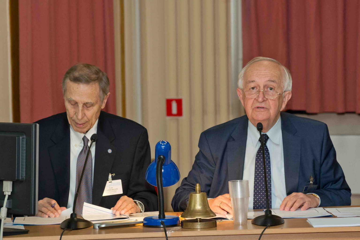 Mr. L. Camberlein (France) and Dr. B.S. Rivkin (Russia)