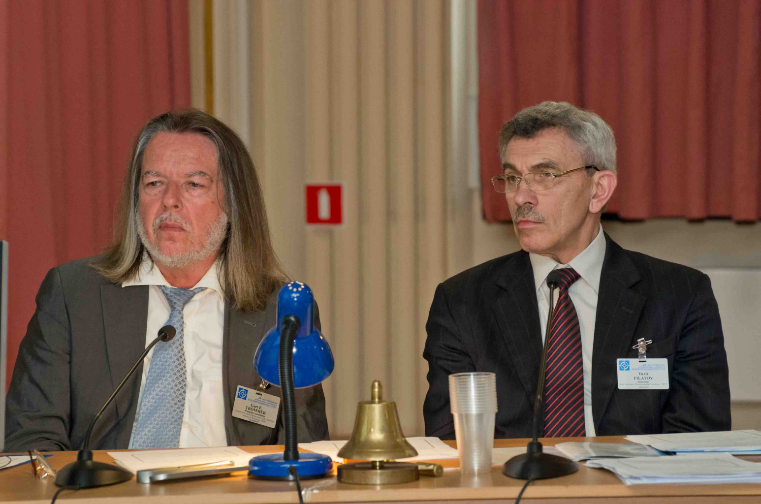 Prof. G.F. Trommer (Germany) and Prof. Yu.V. Filatov (Russia)